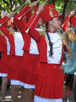 В Одессе прошел грандиозный парад мажореток