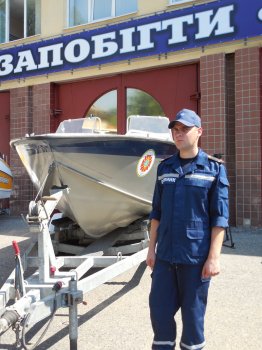 В облГСЧС появился катер для поисково-спасательных работ в дунайских плавнях и на льду