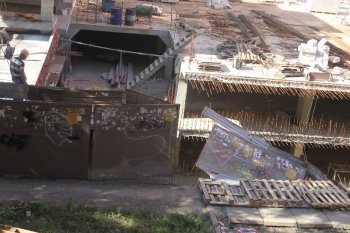 Халатность застройщика привела к обвалу котлована на ул. Героев Сталинграда, 20