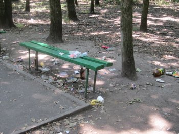 411-я батарея: мусор, кафе, лошади и аттракционы…