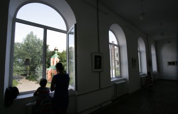 В монастыре открылась выставка Леси Чикарюк (фото)