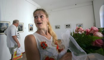 В монастыре открылась выставка Леси Чикарюк (фото)