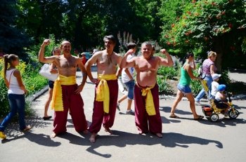 Одесские львы состязались с казаками