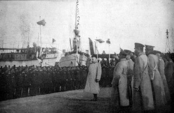 Прибытие в Одессу последних моряков крейсера «Варяг»