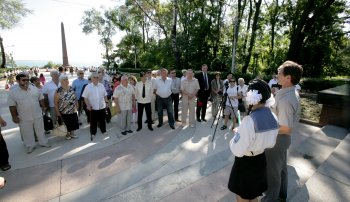 Сегодня на Аллее Cлавы чествовали героев Одессы