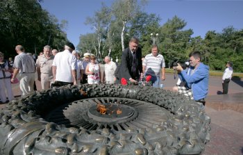 Сегодня на Аллее Cлавы чествовали героев Одессы