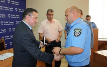 Молдавские полицейские наградили одесских милиционеров (фото)