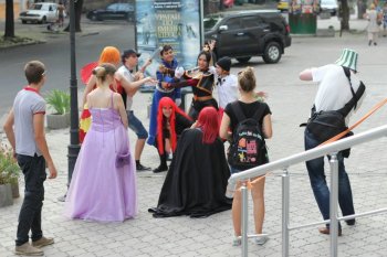 В Одессе разгуливают феечки и Косплеи с японского фестиваля «Natsu Nami»