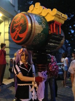 Японское Maid Cafe «Natsu Nami» накормило анимационных героев в Украинском театре