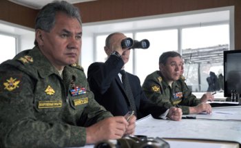 Шойгу вывел на учения 5 армий, 160 тыс. человек, 130 самолетов, 70 кораблей, 5 тыс. танков и бронемашин
