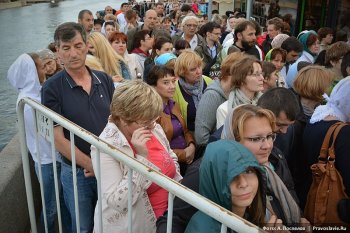 Крест апостола Андрея в Москве: Фоторепортаж Антона Поспелова