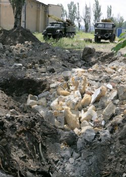 Территория будущей главной одесской арены Евробаскета-2015 освобождается под строительство