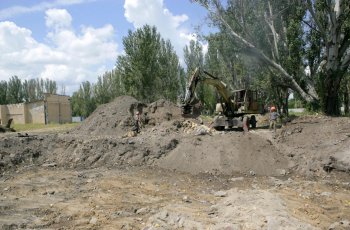 Территория будущей главной одесской арены Евробаскета-2015 освобождается под строительство
