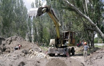 Территория будущей главной одесской арены Евробаскета-2015 освобождается под строительство