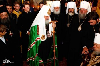 Митрополит Агафангел принял участие во встрече Патриарха Московского и всея Руси Кирилла