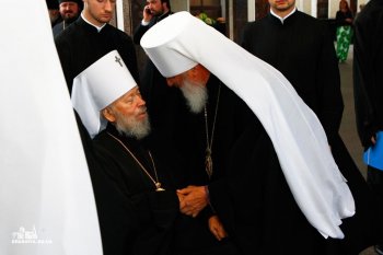 Митрополит Агафангел принял участие во встрече Патриарха Московского и всея Руси Кирилла