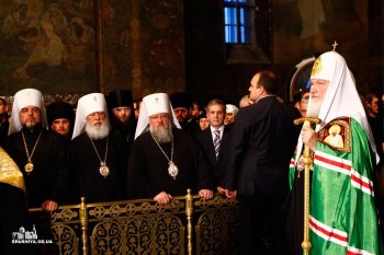 Митрополит Агафангел принял участие во встрече Патриарха Московского и всея Руси Кирилла
