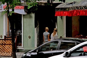 Пожар в центре Одессы: Кому понадобились «Картопляники»? (фото)