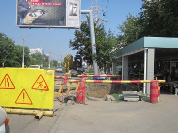Люстдорфская дорога вновь перерыта (фото)