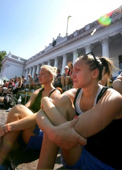 На Думской проходит чемпионат Украины по баскетболу 3х3 (фото)