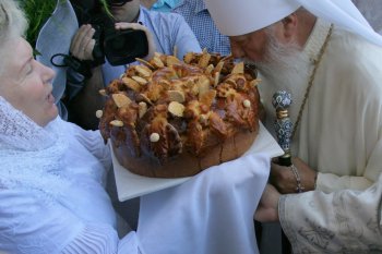 Митрополит Агафангел возглавил богослужение в Преображенском соборе (фото)