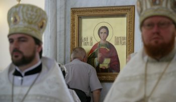 Митрополит Агафангел возглавил богослужение в Преображенском соборе (фото)