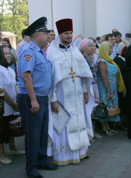 Митрополит Агафангел возглавил богослужение в Преображенском соборе (фото)