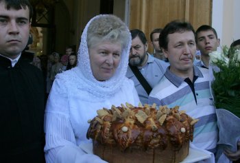 Митрополит Агафангел возглавил богослужение в Преображенском соборе (фото)