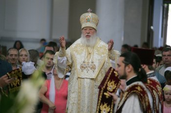 Митрополит Агафангел возглавил богослужение в Преображенском соборе (фото)