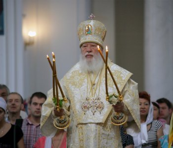Митрополит Агафангел возглавил богослужение в Преображенском соборе (фото)