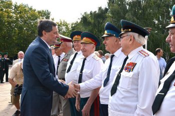 В Одессе торжественно подняли Флаг Украины