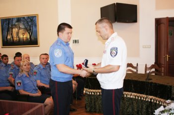 Правоохранители отметили 22 годовщину Независимости Украины