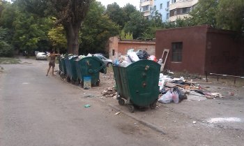 Жители Черемушек предполагают, что мусор стали вывозить реже (фото)