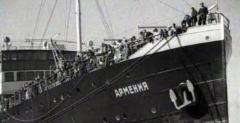 Одесса, 1941, 29 августа: Погрузка раненых на теплоходы «Армения» и «Грузия» 