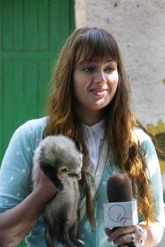 Одесский зоопарк преподнес журналистам необычный подарок