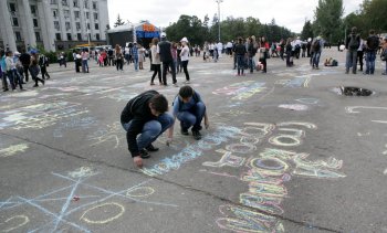 В Одессе соревновались юные пожарные