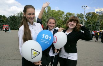 В Одессе соревновались юные пожарные