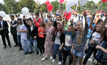 В Одессе соревновались юные пожарные