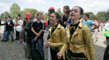 В Одессе соревновались юные пожарные