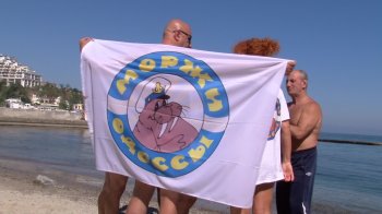 Одесские моржи готовятся зимой переплыть Черное море