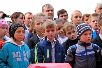 Церемония перезахоронения останков павших защитников Одессы