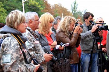 Церемония перезахоронения останков павших защитников Одессы