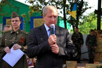 Церемония перезахоронения останков павших защитников Одессы