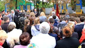 Церемония перезахоронения останков павших защитников Одессы