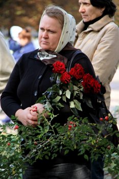 Церемония перезахоронения останков павших защитников Одессы