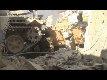 Сирия: Зачистка у южной окружной дороги в Джобаре (видео)