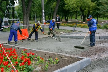 В Одессе идет реконструкция парка им. Шевченко (фото)