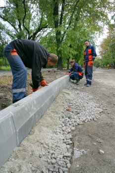 В Одессе идет реконструкция парка им. Шевченко (фото)