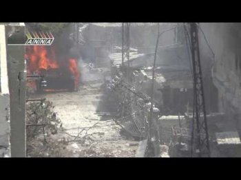 Сирия: В Джобаре армия сжимает кольцо вокруг бандитов (видео)