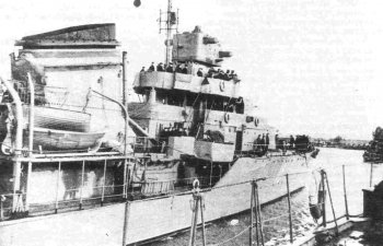 Одесса, 1941, 3 октября: прибытие эсминцев «Бойкий» и «Шаумян»